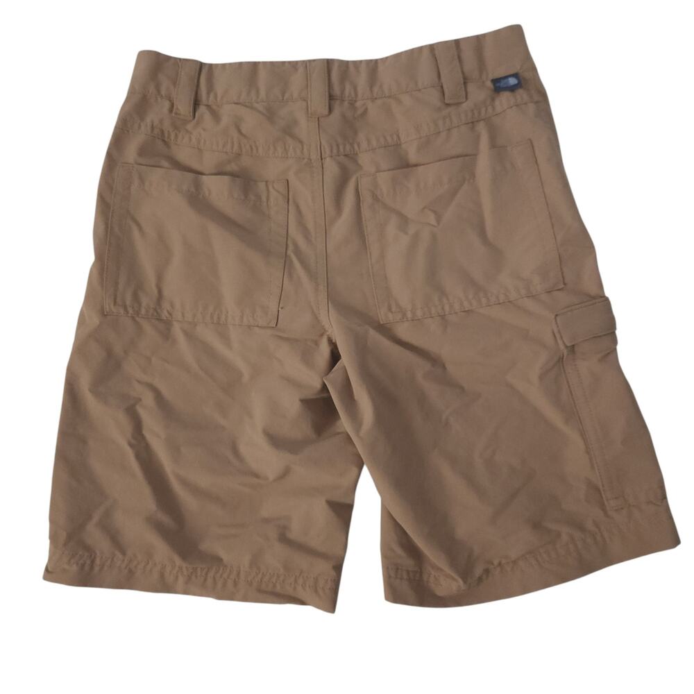 North Face Boys Shorts 10/12 Tan Nylon Outdoor Shorts Hiking - Picture 2 of 3